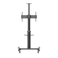 Tripp Heavy-Duty Rolling TV Stand Height Adjustable...