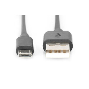 USB 2.0 KAB.A/ST<>m.B/ST 1m Micro B, AWG28