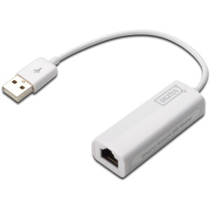 DIGITUS DN-10050-1 - USB 2.0 zu Fast Ethernet Adapter, 1...