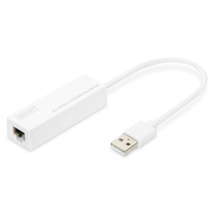 USB2.0 Ethernet Adapter USB A ST <> RJ45 BU