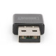 WLAN USB 2.0 Adapter 300N Realtek 8192 2T/2R, WPS Button