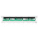 ISDN Patchpanel, 25xRJ45 19" 1HE, RAL7035, UTP 3-6, 4-5