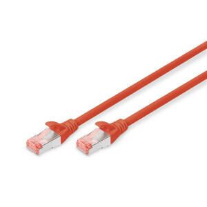 Patchk. Cat.6 S/FTP 1m Rot AWG27/7  LSOH