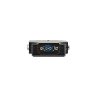 DIGITUS DS-41120-1 - VGA Splitter, 2port, Plastikgeh&auml;use 350 MHz, HDSUB 15/M -&gt; 2x HDSUB 15/F, 1080p