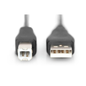 USB KAB. A/ST&lt;&gt;B/ST 1,8m USB 2.0 kompatibel, AWG28,UTP