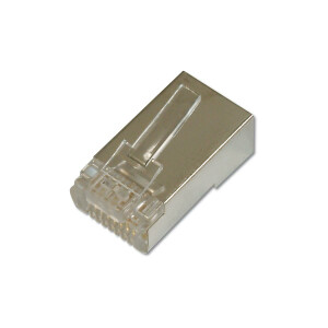 Modular Plug RJ45 Round CAT6 8P8C Shielded with Boot