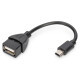 USB KAB. A/BU&lt;&gt;B/ST 5pin  0,2M USB 2.0 Adapterkabel, OTG