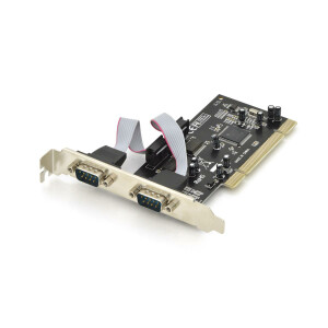 DIGITUS DS-33003 - Serial I/O RS232 PCI Add-On Card 2-port, Chipsatz: MCS9865