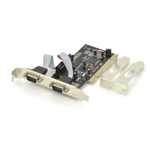 DIGITUS DS-33003 - Serial I/O RS232 PCI Add-On Card 2-port, Chipsatz: MCS9865