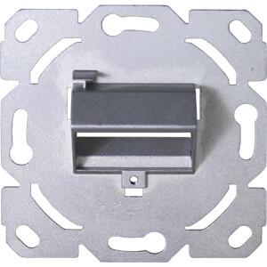 Keystone Jack Rahmen 2 port Designkompatibel, 80x80, 45&deg;