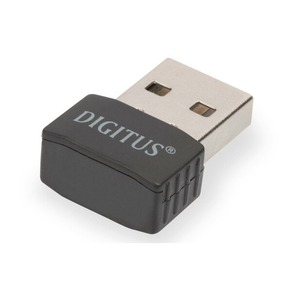 DIGITUS DN-70565 - Wireless 11AC USB 2.0 adapter, 600Mbps 2.4/5GHz Dual Band, Realtek RTL8811AU 1T/1R